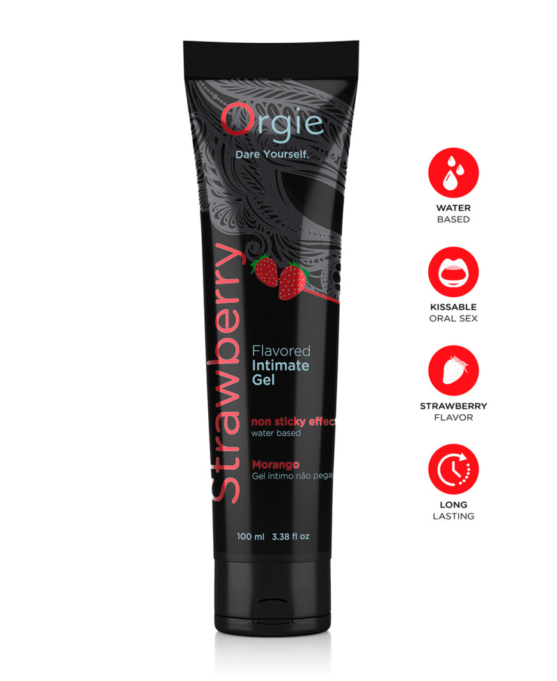 Lubrifiant eau Lube Tube fraise 100ml