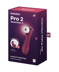 Stimulateur Pro 2 Generation 3 bordeaux