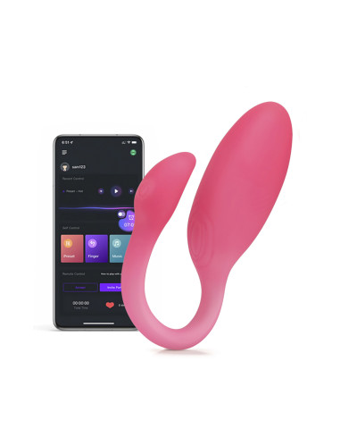 Stimulateur connecté Flamingo Max rose  - Magic Motion