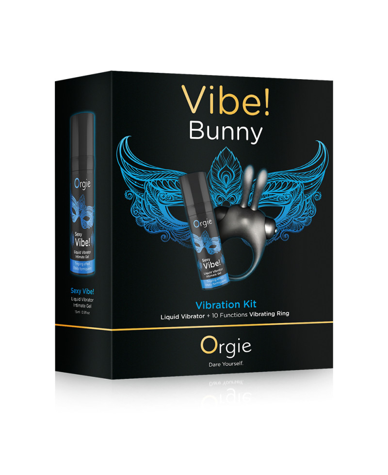 Kit plaisir vibrant Vibe! Bunny - Orgie