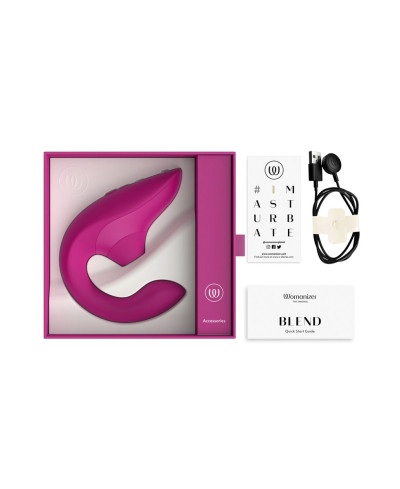 Double stimulateur Womanizer Blend Fuchsia