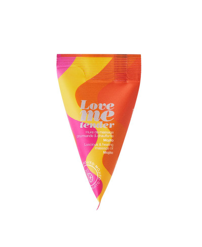 Berlingot huile massage comestible Mojito