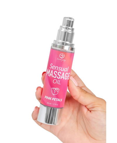 Huile de massage Pétales de Rose - Secret Play