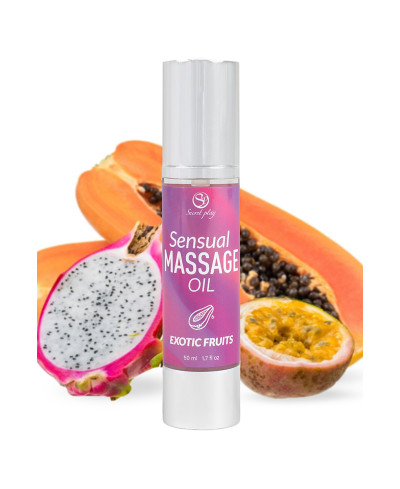 Huile de massage Fruits Exotiques - Secret Play