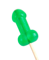 Présentoir de 40 sucettes pénis à la menthe avec effet rafraichissant