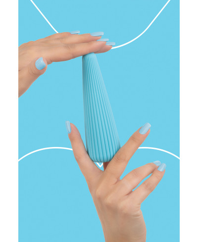 Vibro rechargeable IcyCone bleu - FairyGasm