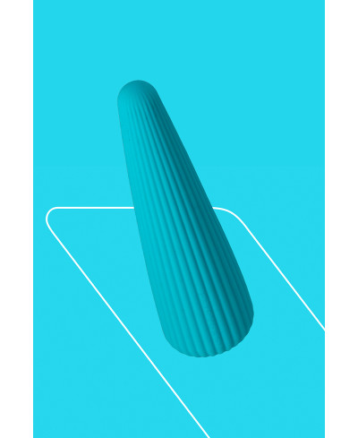 Vibro rechargeable IcyCone bleu - FairyGasm