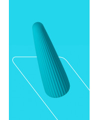 Vibro rechargeable IcyCone bleu - FairyGasm