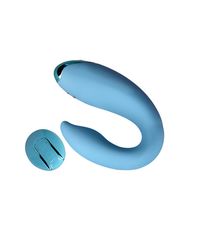 Vibro pour couples PleasureBerry bleu - FairyGasm