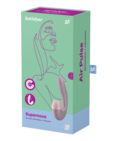 Double stimulateur Supernova rose - Satisfyer
