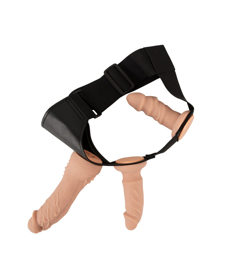 Gode-ceinture 3 dildos multi-positions - You2Toys
