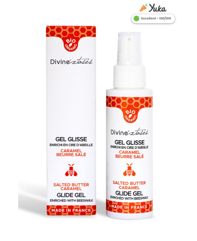 Lubrifiant Bio caramel beurre salé 100ml - Divinexstases