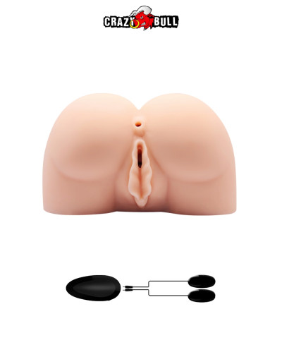 Masturbateur fessier réaliste vibrant - Crazy Bull