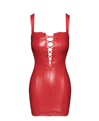 Mini robe lacée Bombshell F364 - Noir Handmade