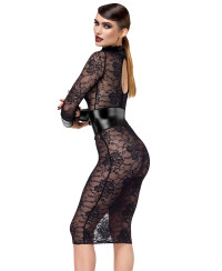 Robe corset Noirelle F375 - Noir Handmade