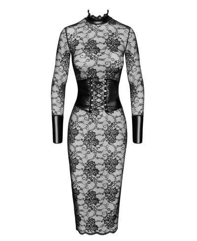 Robe corset Noirelle F375 - Noir Handmade