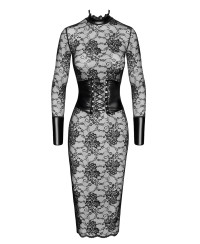 Robe corset Noirelle F375 - Noir Handmade