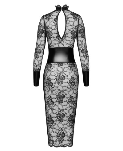 Robe corset Noirelle F375 - Noir Handmade