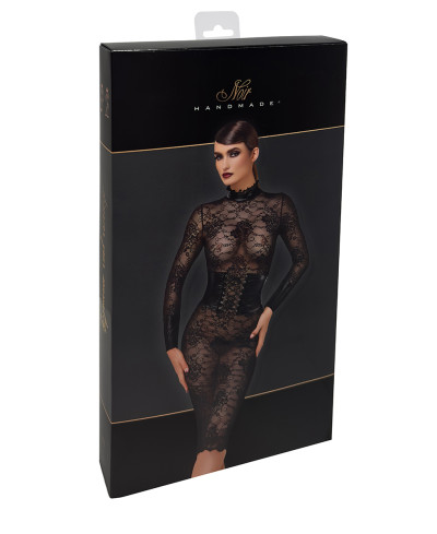 Robe corset Noirelle F375 - Noir Handmade