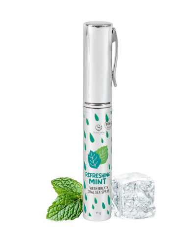 Spray sexe oral et haleine fraiche à la menthe