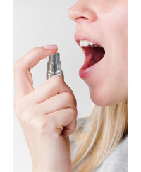 Spray sexe oral et bouche humide à la fraise acide